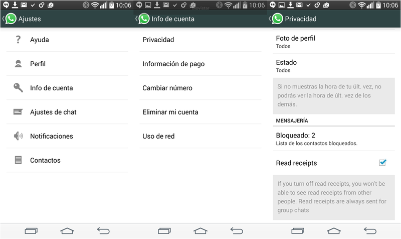 Illustration for article titled WhatsApp ya permite desactivar en su beta el doble check azul. ¿Cómo?